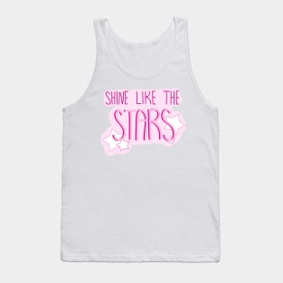 shine like the stars hand lettering Tank Top